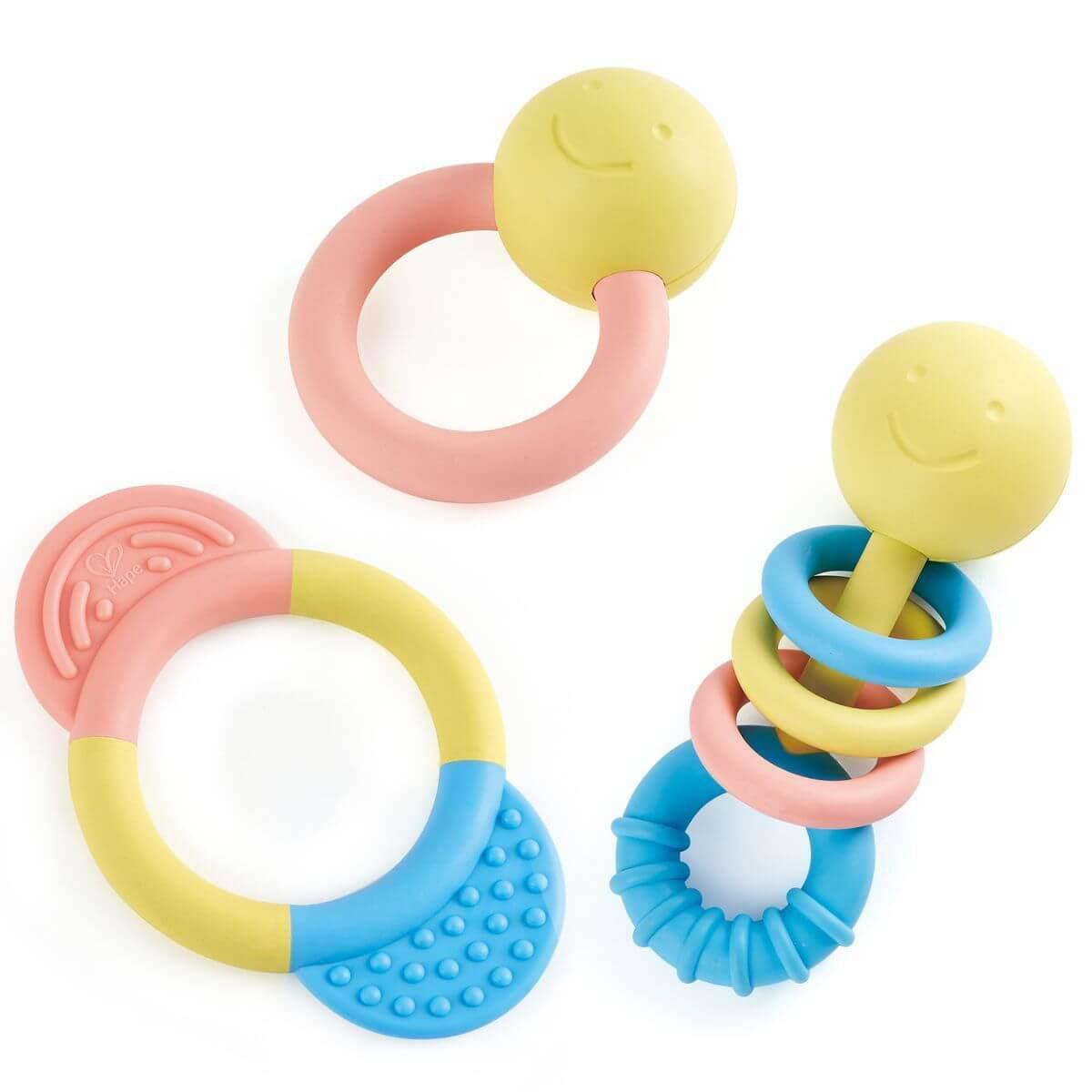 Set Anillo Dentición-sonajero 3pzas Infant Toys Hape_0
