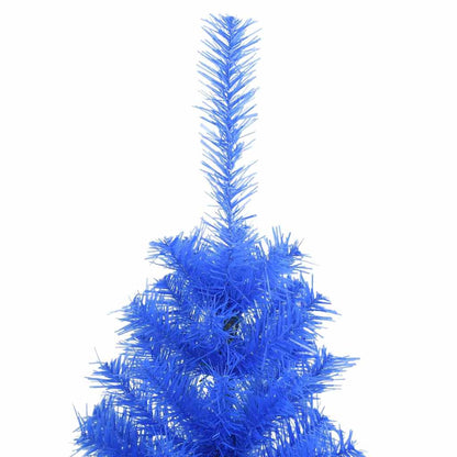 Vidaxl Árbol De Navidad Artificial Con Soporte Pvc Azul 150 Cm_3