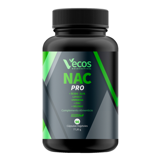 Nac Pro Vecos 90 Cápsulas | Antioxidante Y Detox Celular | Nac 600 Mg + Ácido Alfa Lipoico_0