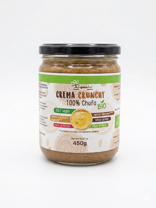 Crema Untable Dulce De Chufa Bio - Vegana Y Sin Alérgenos - 450g_0