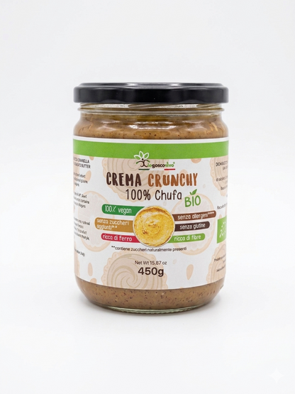 Crema Untable Dulce De Chufa Bio - Vegana Y Sin Alérgenos - 450g_0