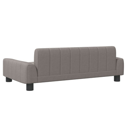 Cama Para Perros De Tela Gris Taupe 90x53x30 Cm / Vetonek_1