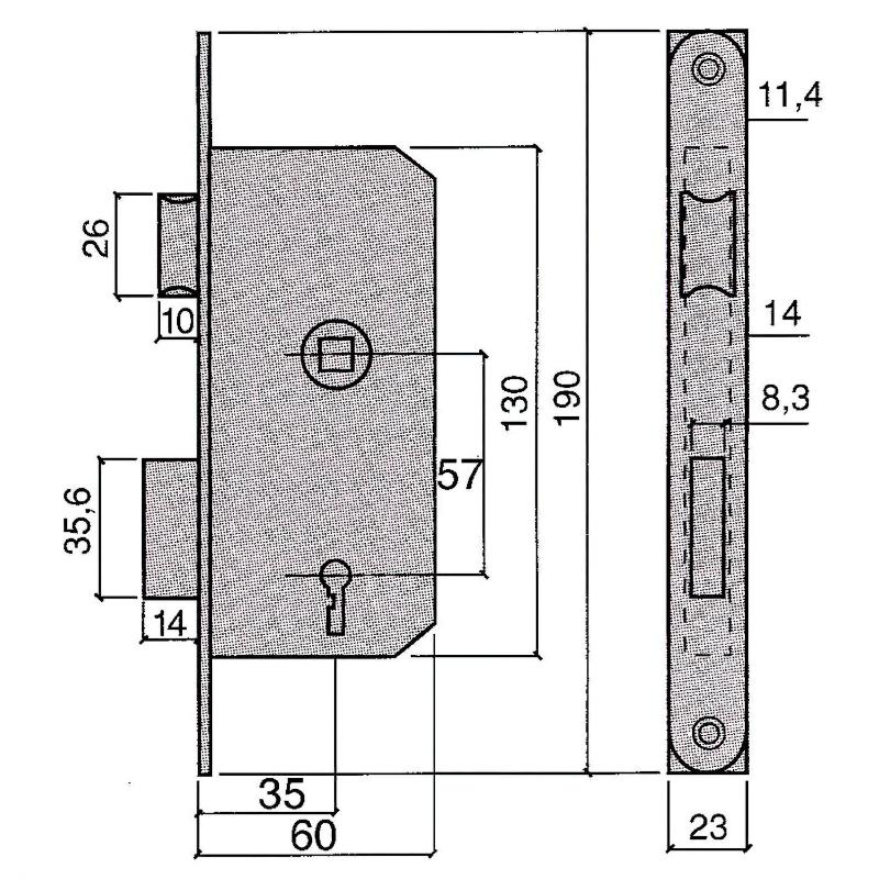 Cerradura Ucem 6134-hl/35_1