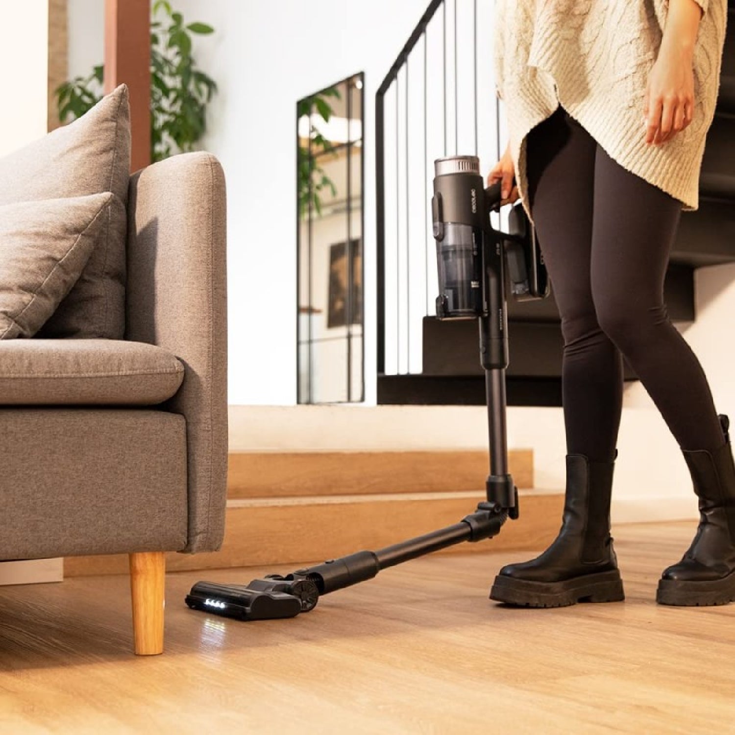 Cecotec Aspirador Escoba Sin Cable Conga Rockstar Deepclean Flex. 3 En 1 Potencia 215 W 12 Kpa 45 Minutos De Autonomía C_3
