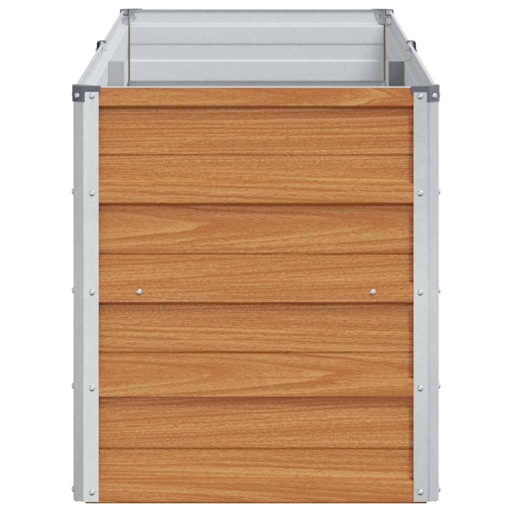 Arriate Elevado Marrón Claro 160 X 40 X 45 Cm Acero Galvanizado_5