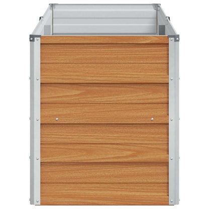 Arriate Elevado Marrón Claro 160 X 40 X 45 Cm Acero Galvanizado_5