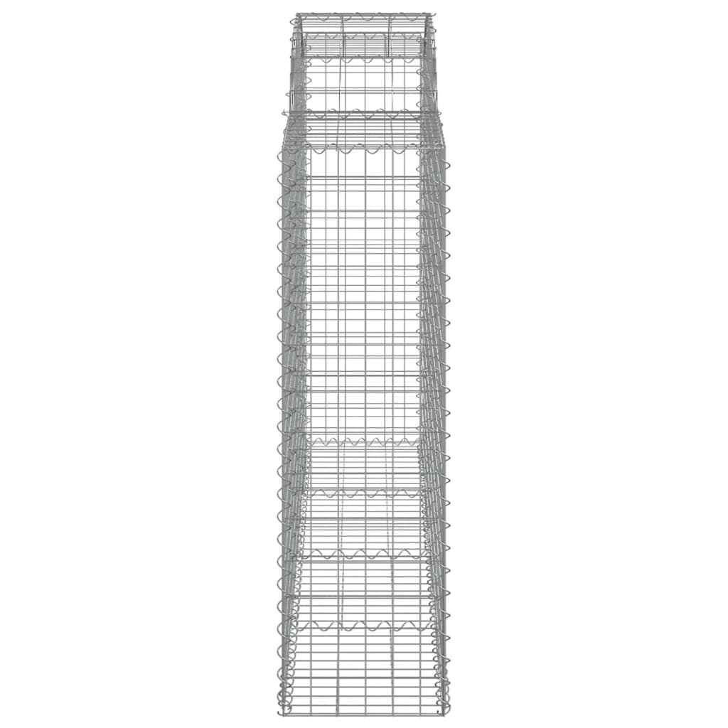 Cestas Gaviones 13 Uds Forma De Arco Hierro 200x50x140/160 Cm_4