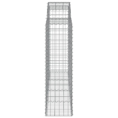 Cestas Gaviones 13 Uds Forma De Arco Hierro 200x50x140/160 Cm_4