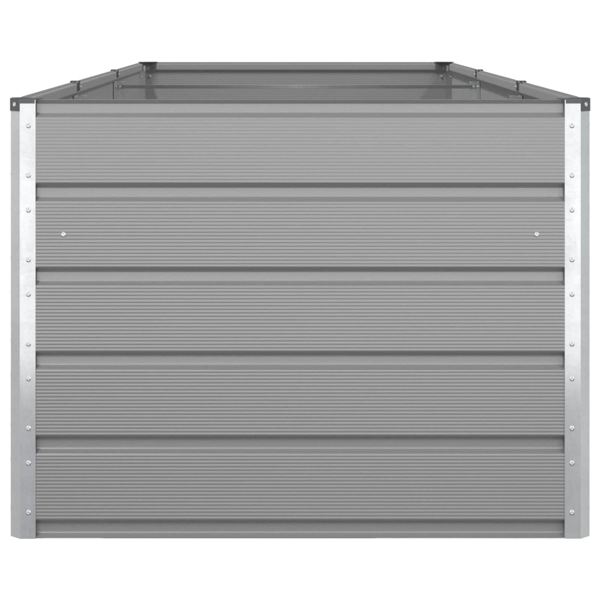Jardinera Gris Claro 290 X 100 X 75 Cm Acero Galvanizado_5