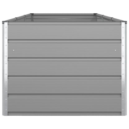 Jardinera Gris Claro 290 X 100 X 75 Cm Acero Galvanizado_5