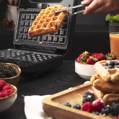 Sandwichera Rock´ntoast 3in1. 800 W, Capacidad Para 2 Sándwiches, Acabados En Acero Inoxidable, 3 Placa Intercambiables Con Revestimiento De Piedra_3