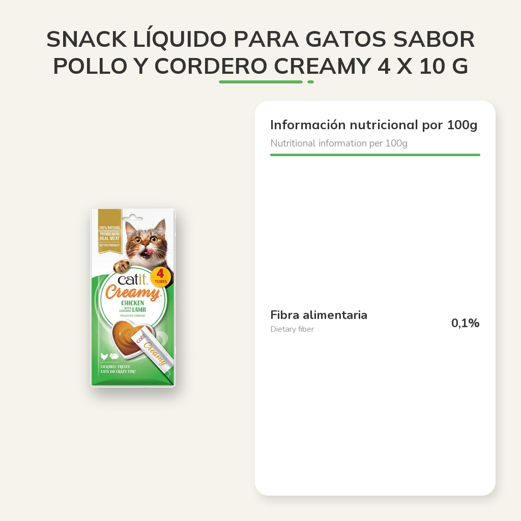 Información nutricional