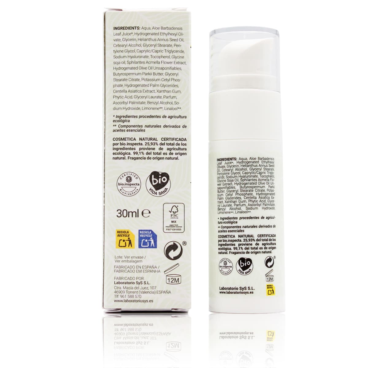 Sérum Facial Regenerador Bio 30 Ml | Aloe Vera Ecológico | Repara Y Revitaliza | Efecto Antiedad_1