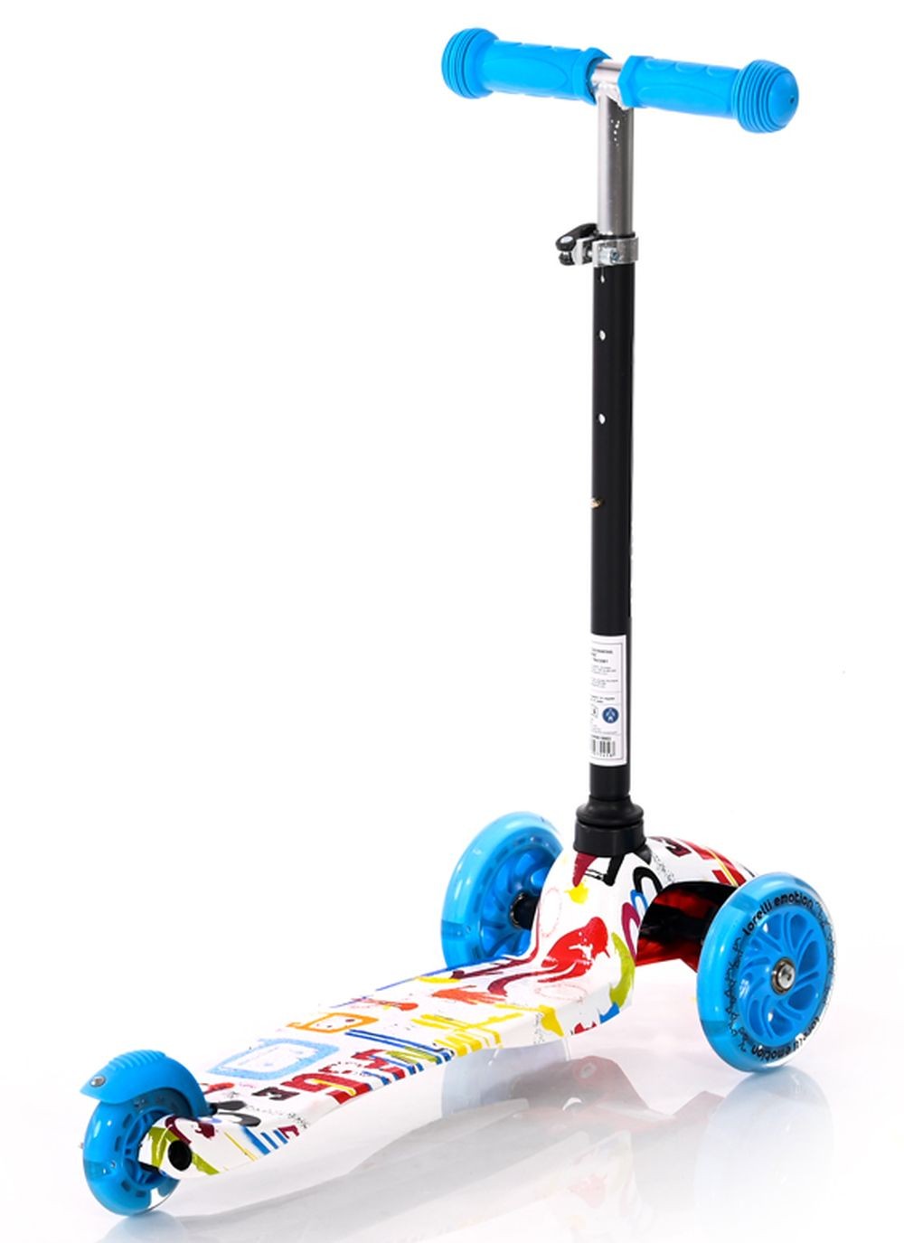 Patinete Infantil Con Luces En Las Ruedas Mini Blue Tracery_1