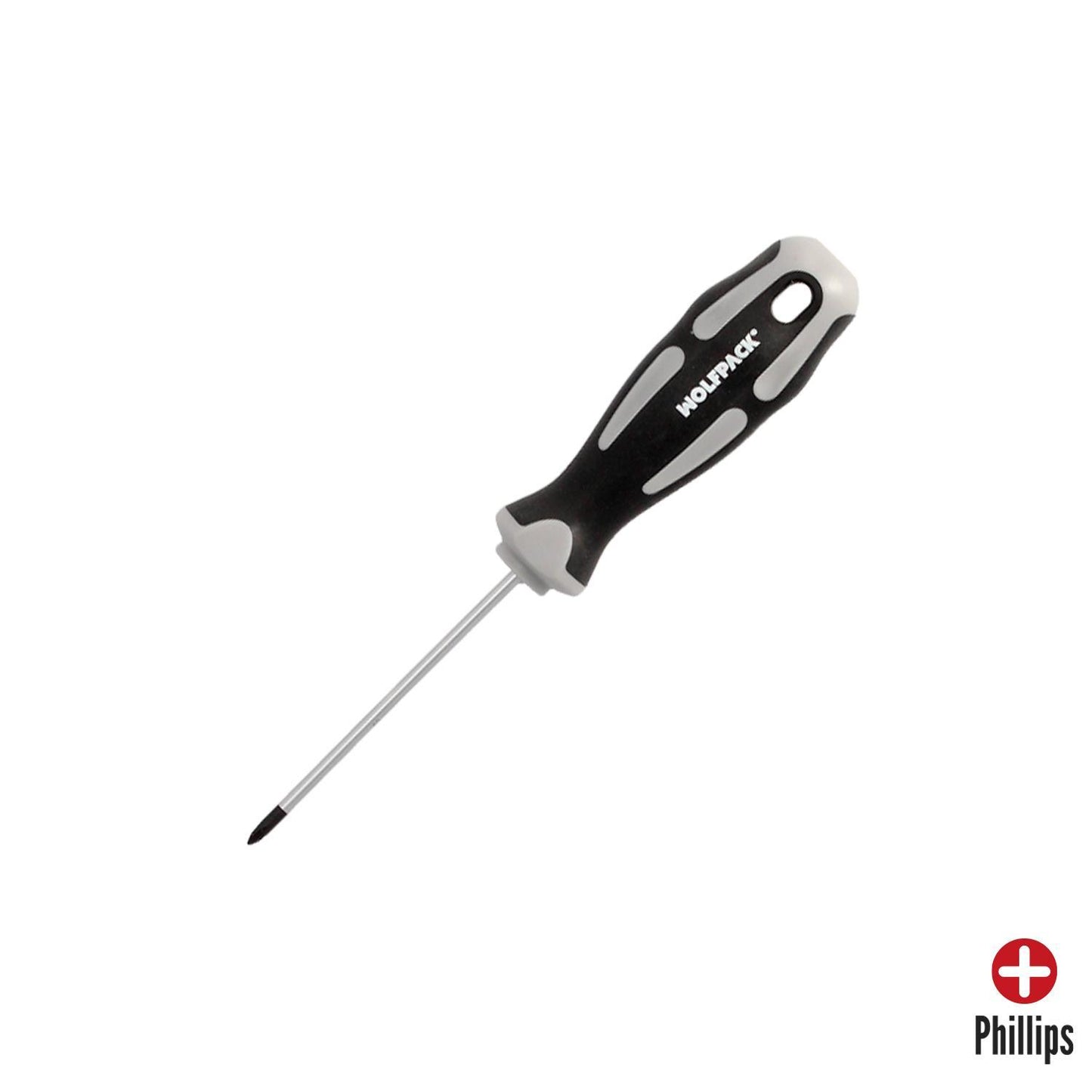 Destornillador Phillips Acero S2 Mango Tpr Bimaterial. Medida Ph 0 - Ø 3,0 X 75 Mm. Din5262._0