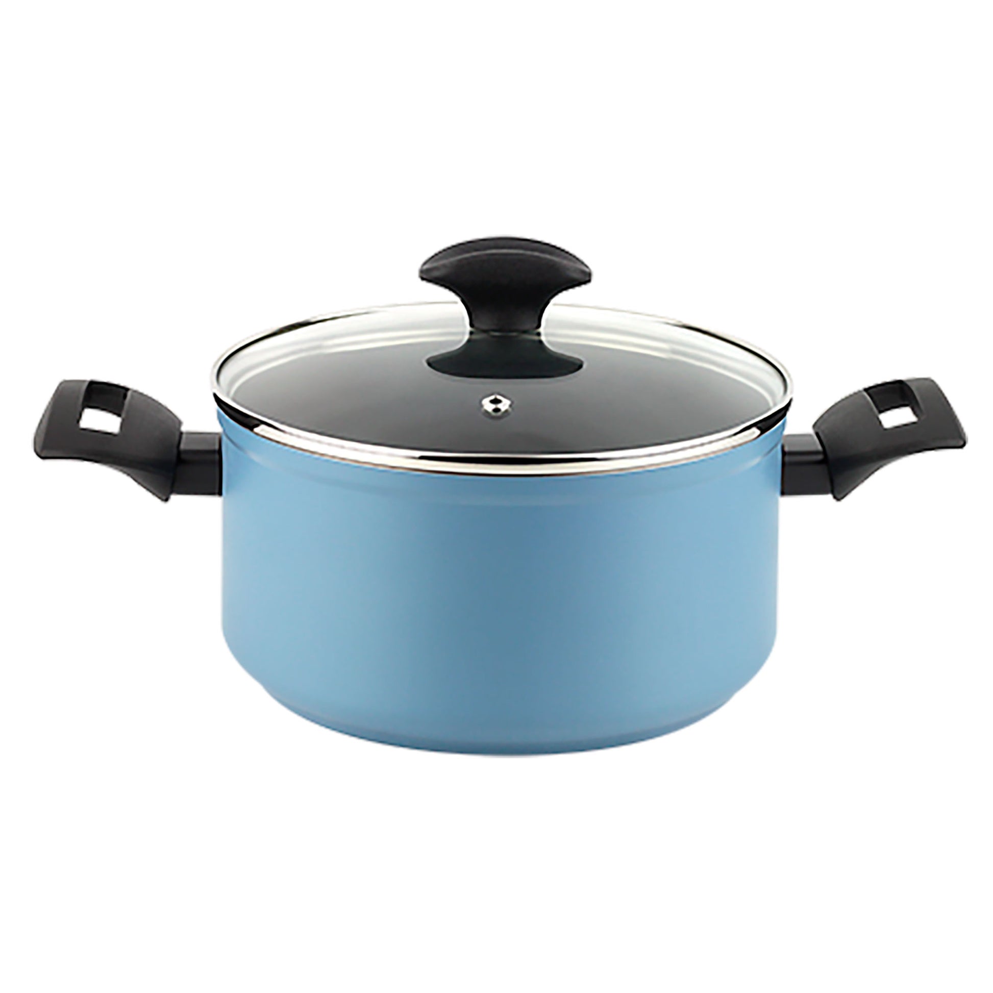 Batería Cocina Inducción 8 Piezas, Antiadherente Sin Pfoa, Aluminio Forjado, Cazuelas Sartenes Fagor Maxima Azul_2