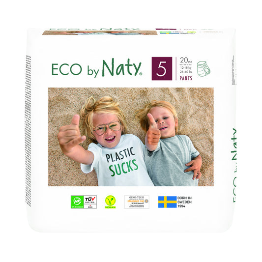 Cueca Fralda Nº 5 Naty 12-18 kg Eco by Naty 20 unidades