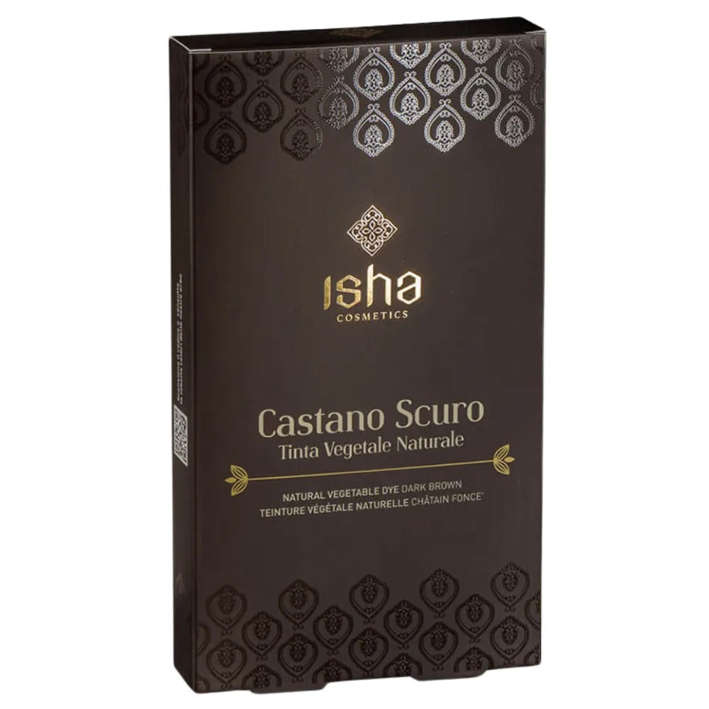 Isha Cosmetics Tinte Vegetal Natural Castano Scuro 100g_0