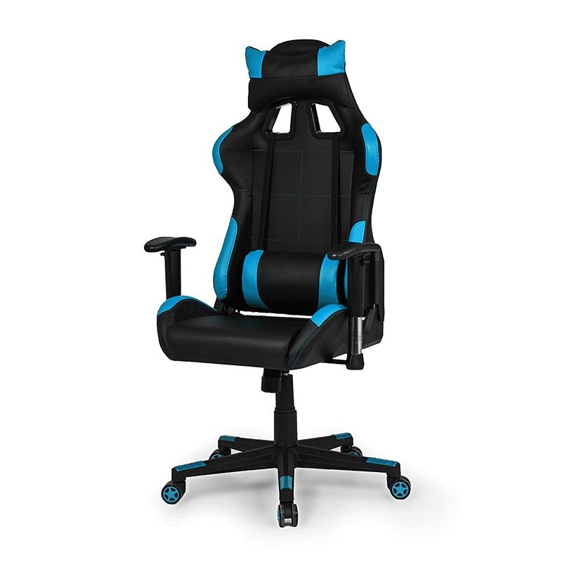 Silla Gaming Silverstone Símil, Negro, 67 X 124 X 68_0