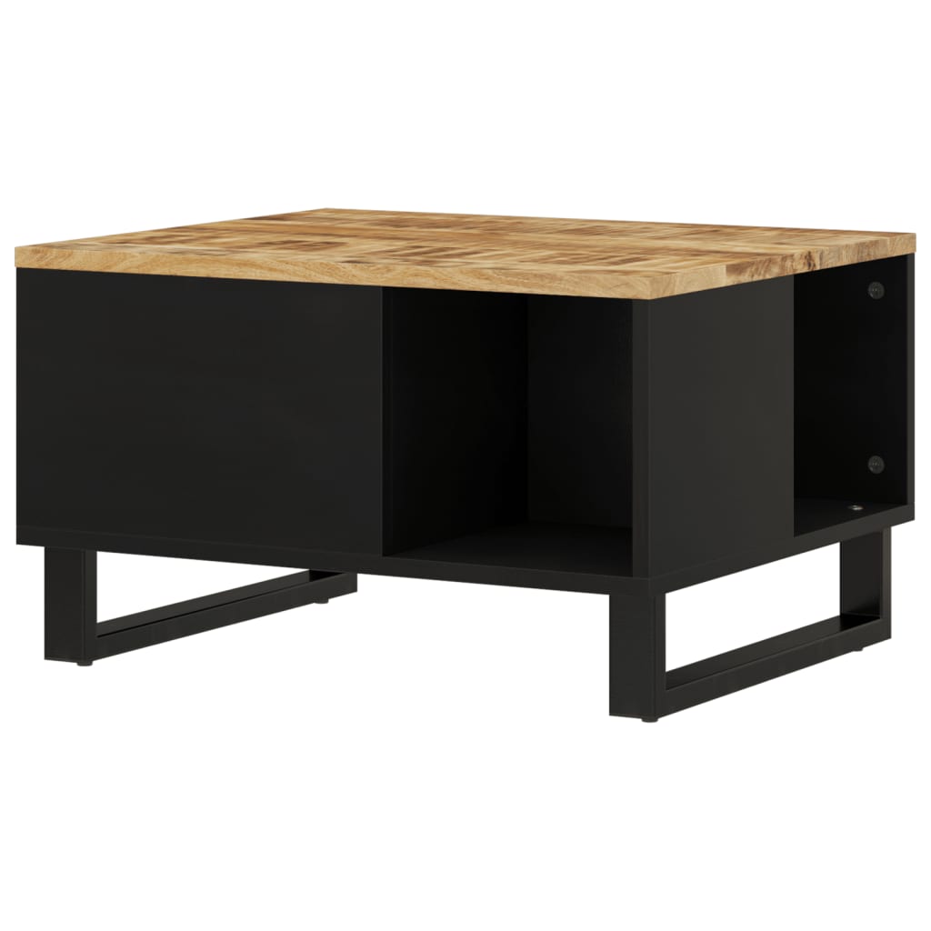 Mesa De Centro De Madera Maciza Mango 60x50x35 Cm_3