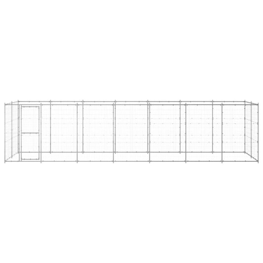Perrera De Exterior De Acero Galvanizado 16,94 M²_0