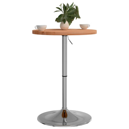 Mesa Alta De Madera Maciza De Haya Ø50x90,5 Cm_2