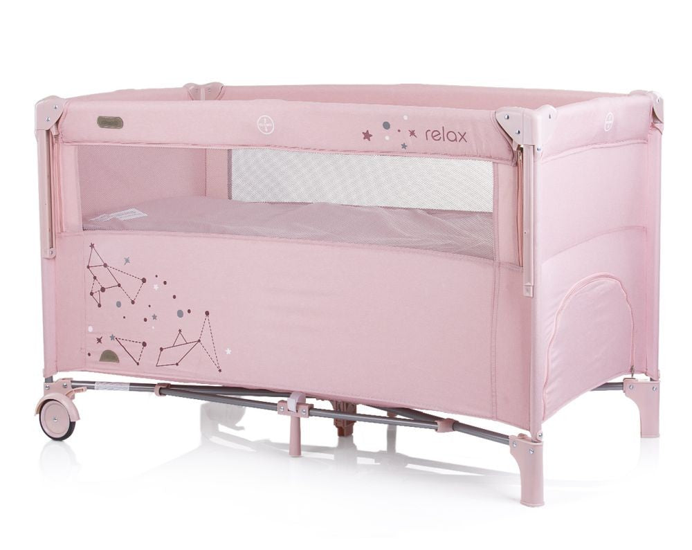 Cuna De Viaje Relax Linen Rose_1