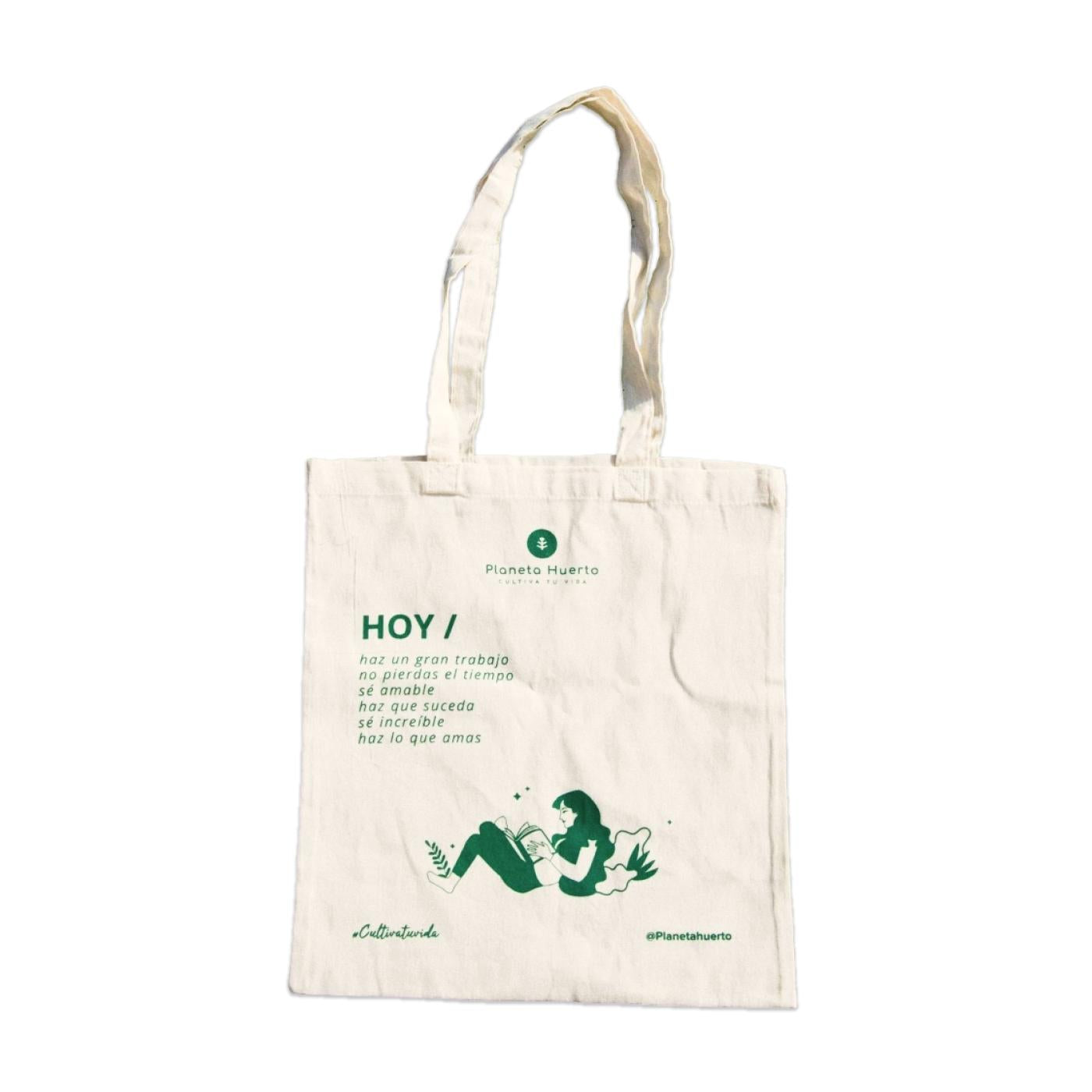 Bolsa em tecido com design feminino