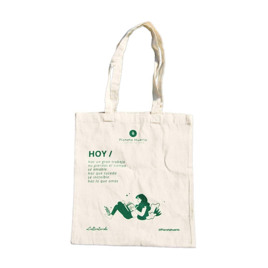 Bolsa em tecido com design feminino