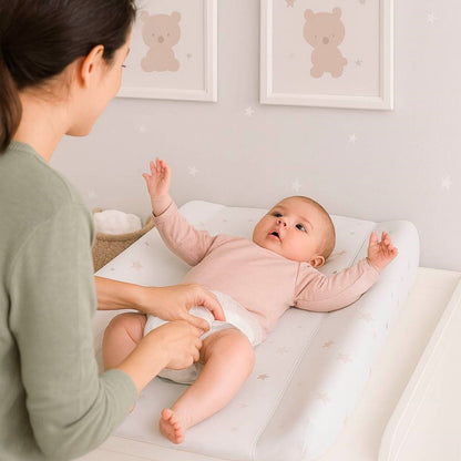 Bathby | Cambiador Fijo Para Bebé, Modelo Estrellas Y Luna_4