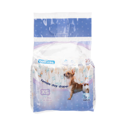 Fraldas Nobleza para cadelas XS 10 unidades