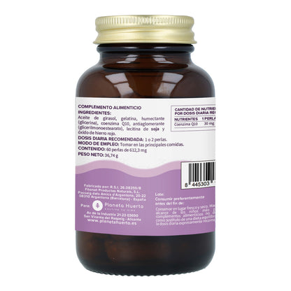 Coenzima Q10 30 mg Planeta Huerto 60 pérolas
