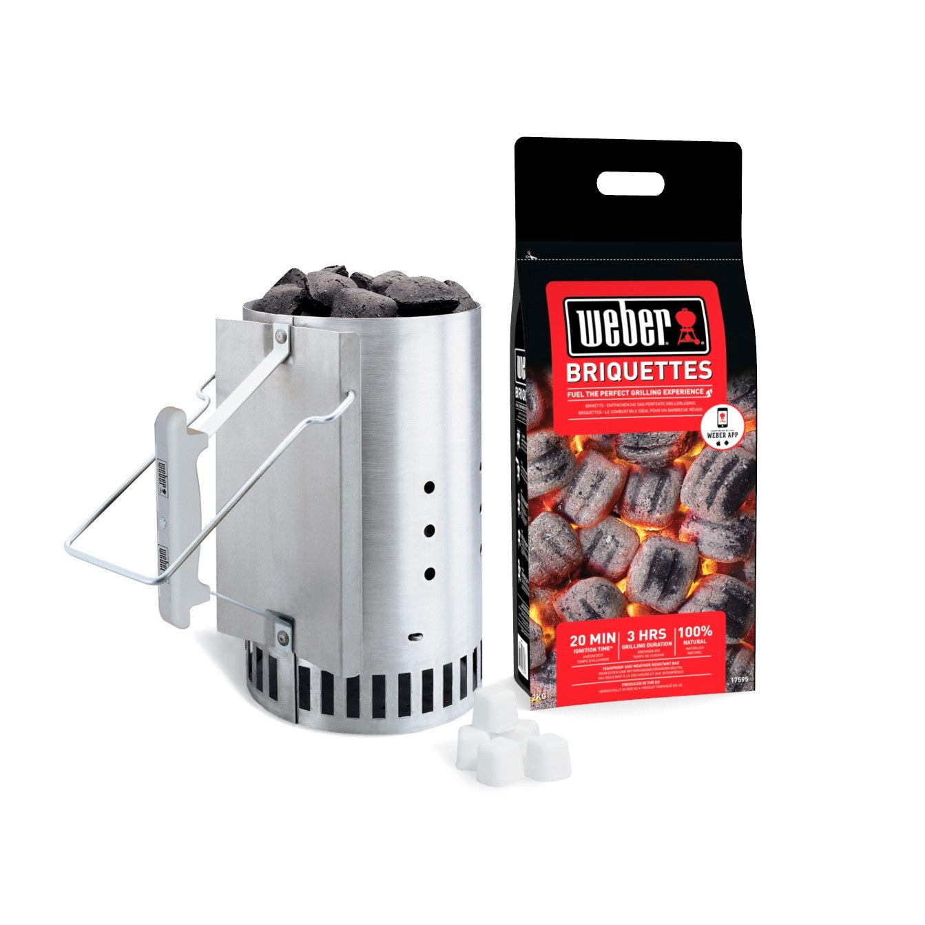 Set Chimenea De Encendido Para Bbq De 47 Y 57cm_0