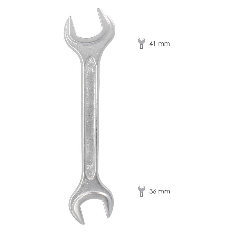 Llave Fija Plus Acero Cromo Vanadio 36x41 Din 3110. Llave Fija, Llave Fija Doble_1