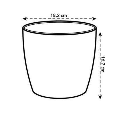 Coleção Elho Coffee Vaso Redondo Reciclado 14 cm