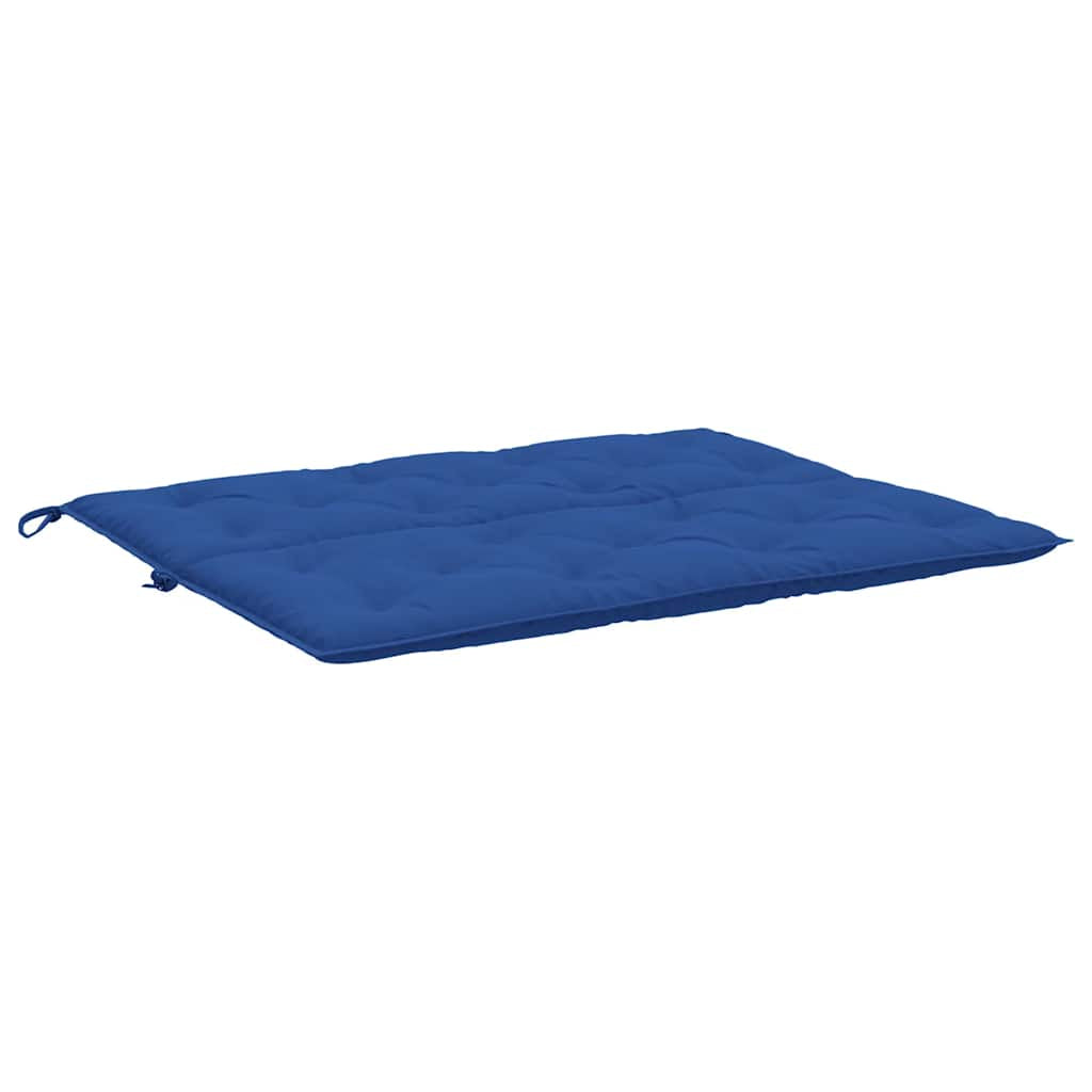 Vidaxl Cojín De Banco De Jardín Tela Oxford Azul 120x(50+50)x7 Cm_4