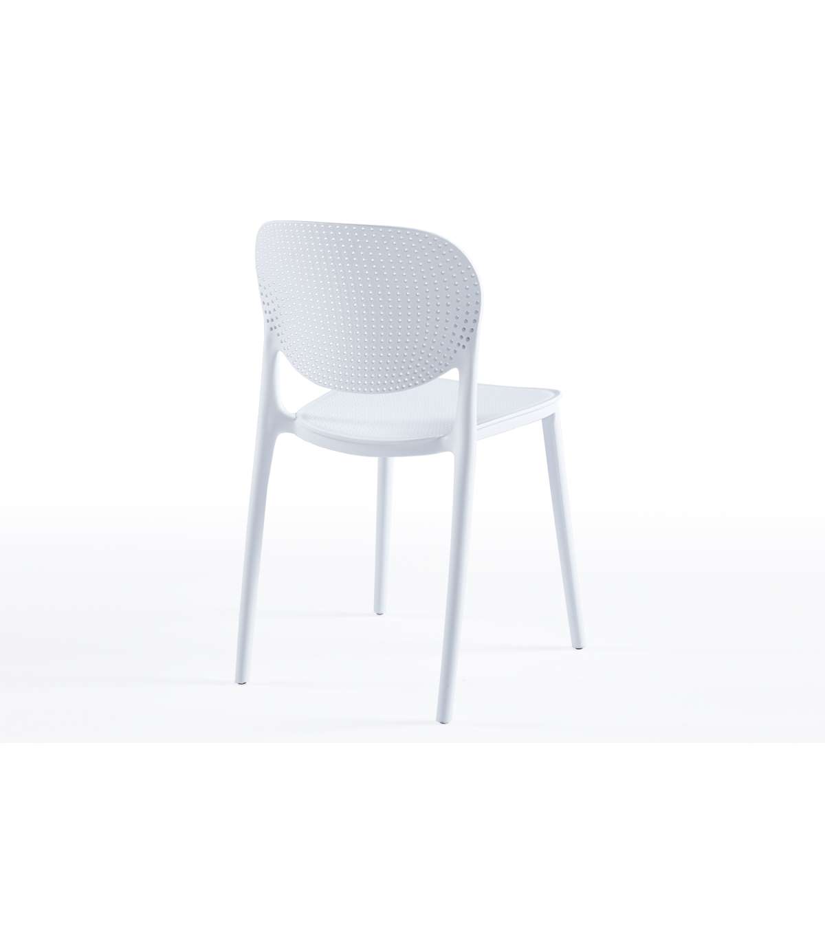 Pack 4 Sillas Corey Acabado Blanco, 42 X 51 X 81 Cm (ancho X Largo X Alto)_4