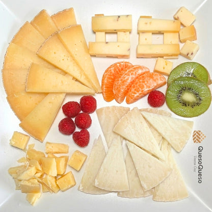 Quesoqueso® Caja De Quesos | Queso Manchego, Payoyo, Mahon Y Castellano Con Trufa | Regalo Pareja díselo Con Quesos_2