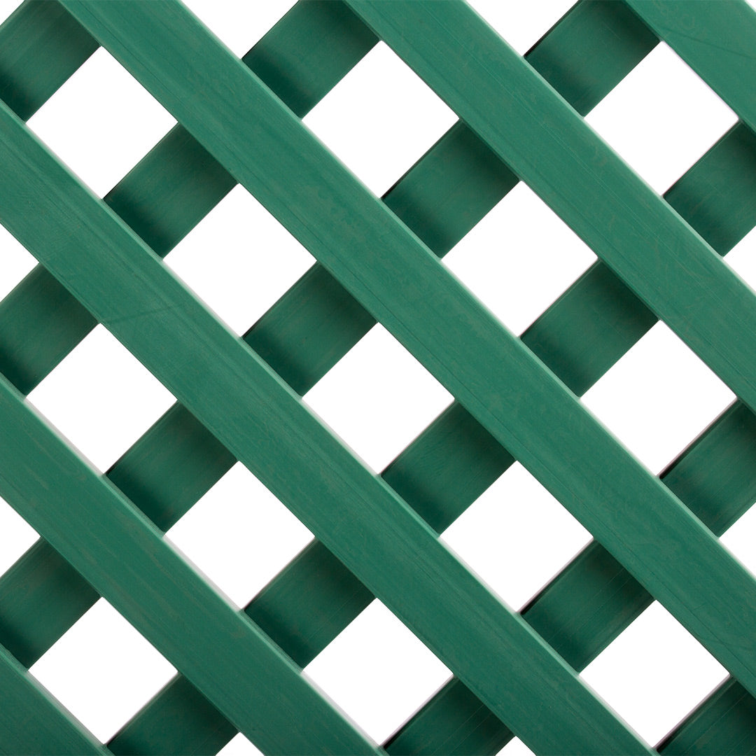 Celosía Pvc 18mm Verde - Decoración Y Separación De Ambientes - 1x2 M - Color - 1 Unidad_2