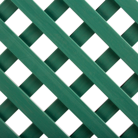 Celosía Pvc 18mm Verde - Decoración Y Separación De Ambientes 0,6x1,2 M / Color_0