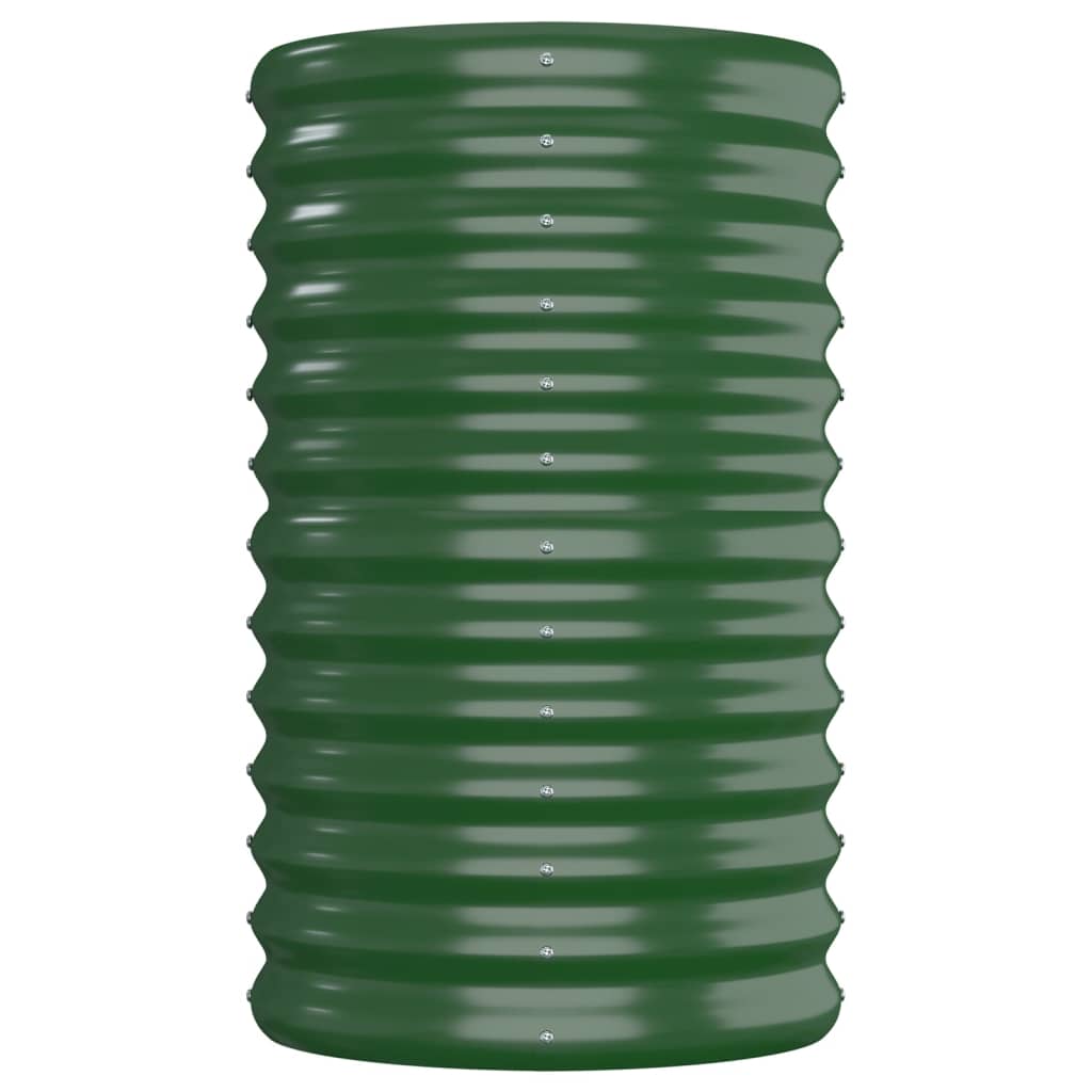 Jardinera Arriate Acero Galvanizado Verde 152x40x68 Cm_3
