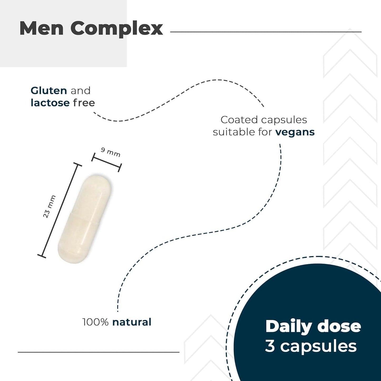 Complexo Masculino com Zinco + Maca e Ginko Biloba Nutralie 90 cápsulas