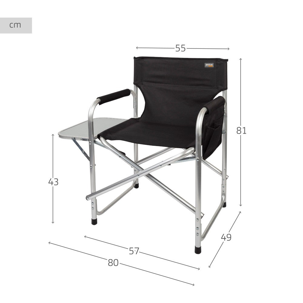 Silla Plegable Director Para Camping Aktive_3