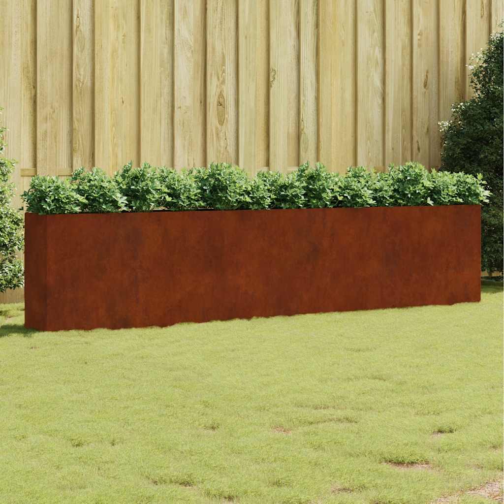 Jardinera Acero Corten 360x40x80 Cm_1