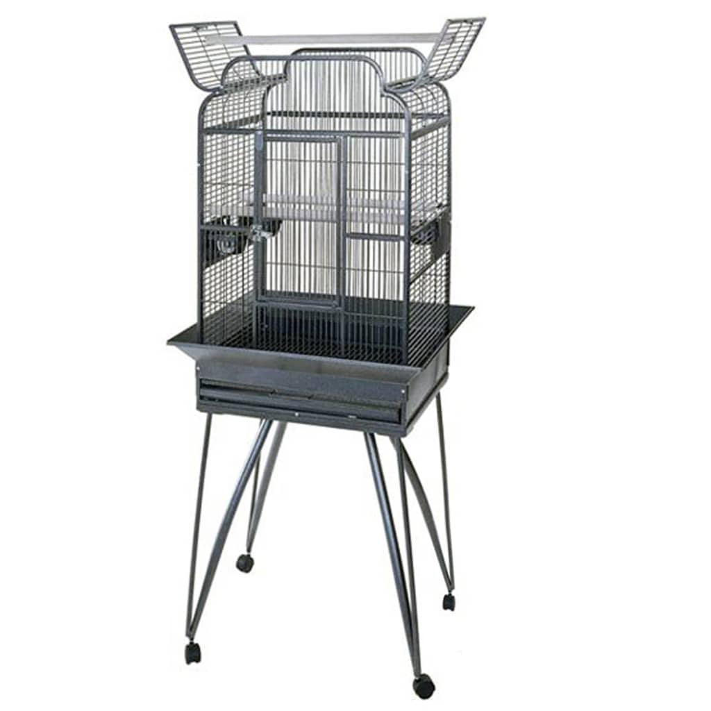 Strong Jaula Para Loros Villa Andrea Gris Silverstone 68x55x160 Cm_0