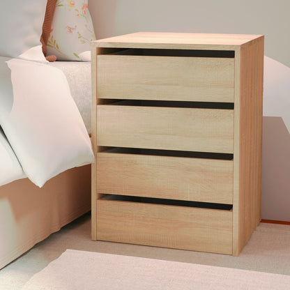 Cajonera Armario 4 Cajones, Cómoda Dormitorio 63,5x46x45 Cm (alto X Ancho X Profundo) Sinfonier, Briebe, Nova, Madera_4