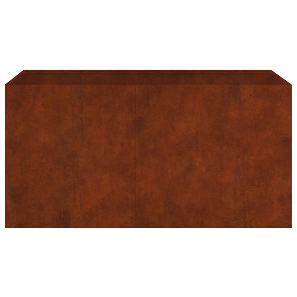 Maceta De Acero Corten 80x40x40 Cm_3