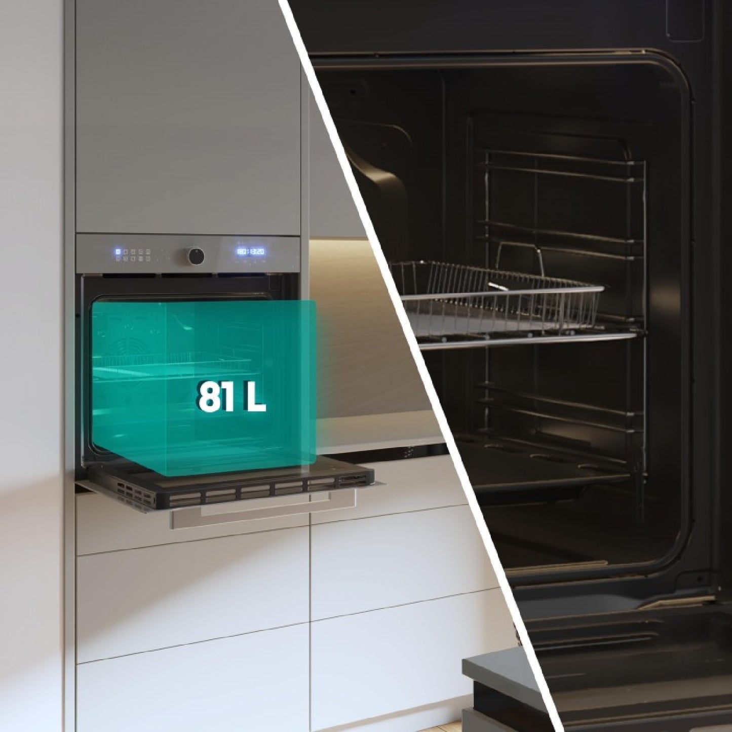 Cecotec Horno Multifunción Air Fryer Bolero Hexa Af316000 Glass Grey A_3