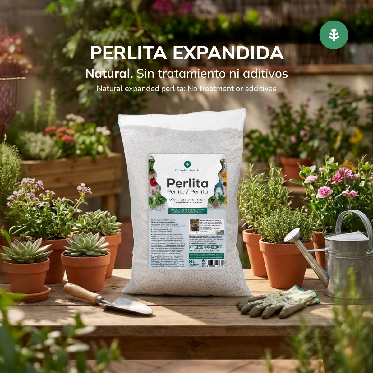 Perlita Planeta Huerto 16 Litros