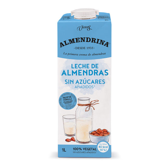 Bebida de amêndoa sem açúcar Almendrina tijolo 1L